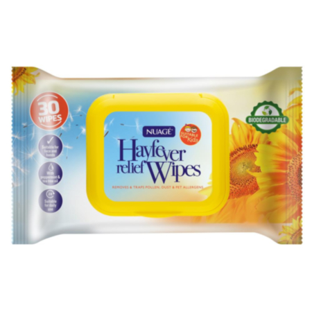 Nuagé Hayfever Relief Wipes - 30 Pack