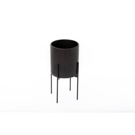 Black Planter Metal Stand