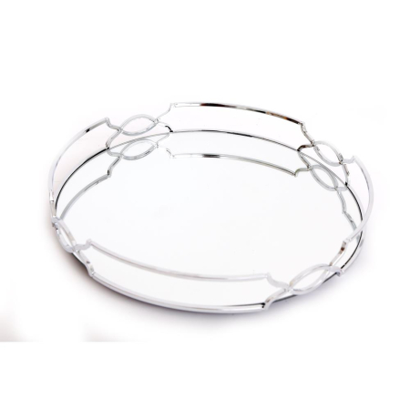 Round Mirror Tray