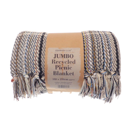 Country Club Jumbo Picnic Blanket - 180 x 250cm