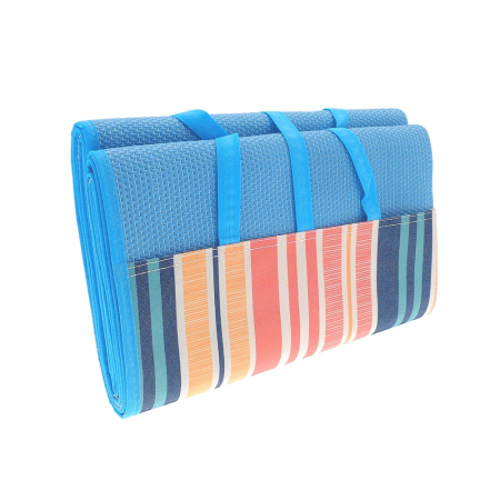 Country Club Textured Stripe Large Size Beach Mat - 150 x 180cm
