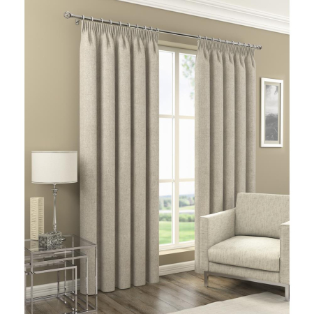 Orion Blackout Natural 167x137 Curtains