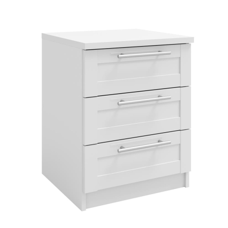 Orlando 3 Drawer Bedside Table