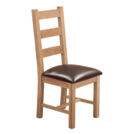 Oxford Ladder Back Chairs - Pair