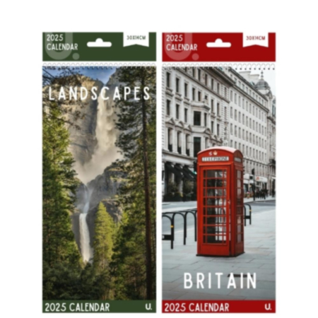 2025 Britain & Landscapes Slim Calendar