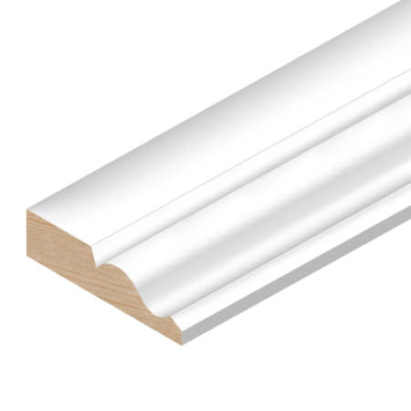 Primed Ogee Architrave (18 x 69 x 2100mm) - White
