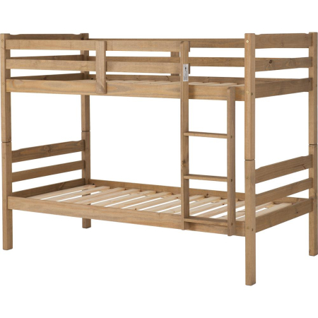 Panama 3ft Bunk Bed Nat Wax