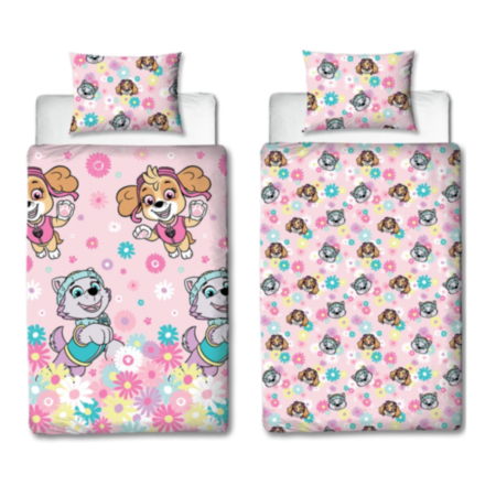 Paw Patrol Flower Duvet Cover - Single