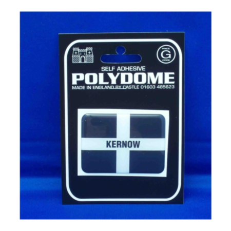 Self Adhesive Polydome Cornwall Flag