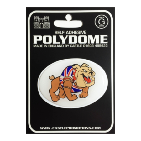 Self Adhesive Polydome Bulldog Oval