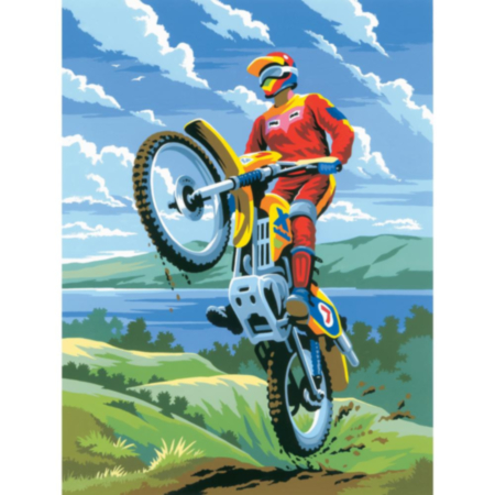 Paint By Numbers Small - Motocross