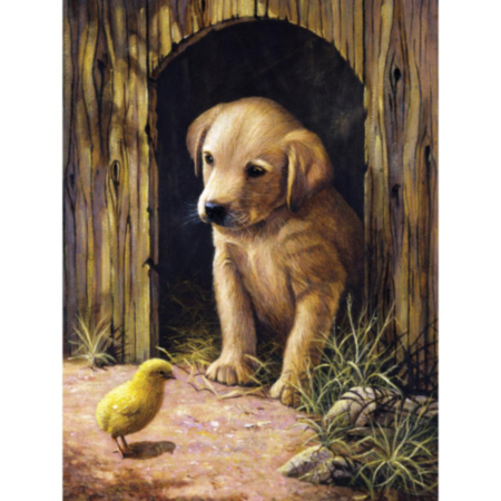 Painting By Numbers Labrador Puppy