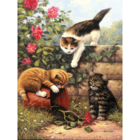 Paint by Numbers Junior Kittens At Play