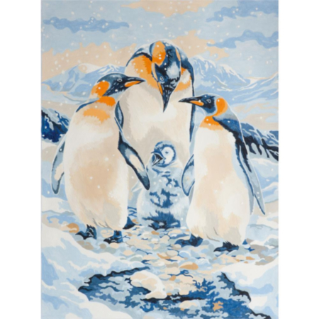 Paint by Numbers Junior Penguin Family