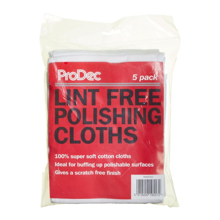 5Pk Lint Free Polishing Cloths
