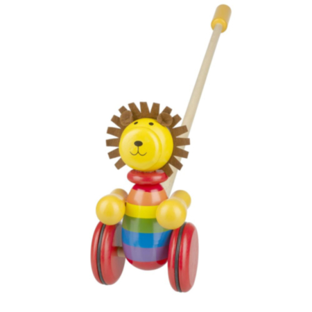 Orange Tree Toys Lion Push Along 