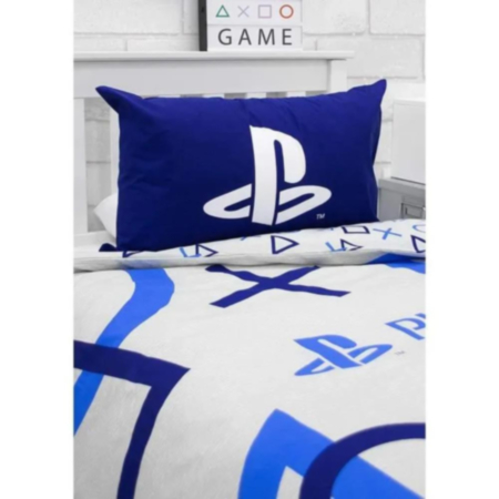 Playstation Blue Reversible Duvet Set - Single