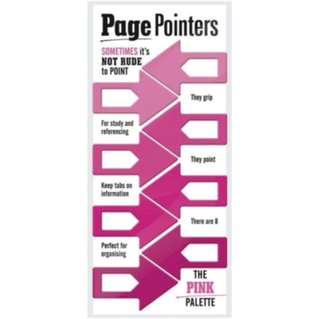 Page Pointers Page Markers - Pink