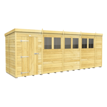 DIY Sheds | 18 x 5 Pent Shed