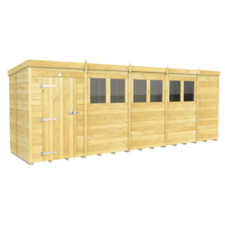 DIY Sheds | 19 x 5 Pent Shed