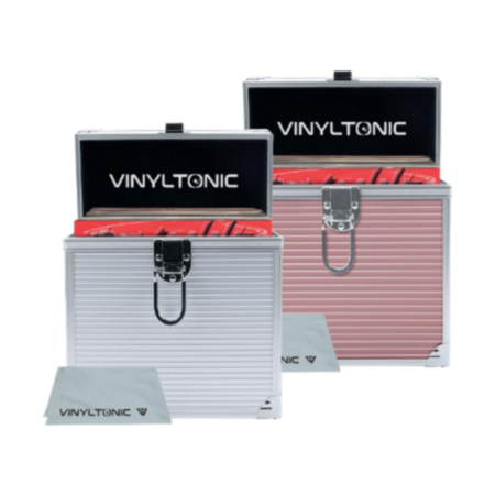 Vinyl Tonic 7" Vinyl Storage Case With Cloth - Rose Gold