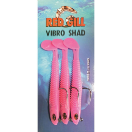 Red Gill Bubblegum Pink Vibro Shads