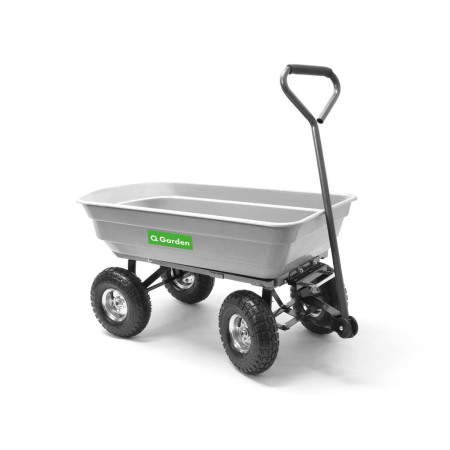Q Garden 150kg Poly Body Dump Cart
