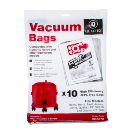 Numatic Henry Vacuum Cleaner Paper Bag x 10 Bags