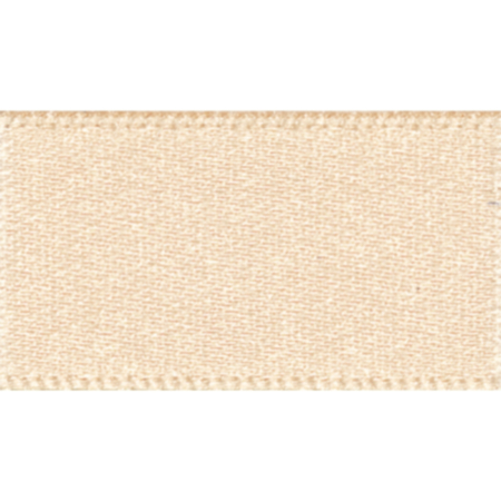 Berisfords Double Faced Satin Ribbon | 20m x 7mm (Cream)