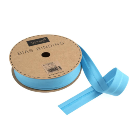 Bias Binding Polycotton Trim | 20m x 25mm - Aqua