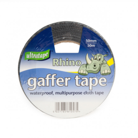 Ultratape Rhino Gaffer Tape Black 50mm x 50m