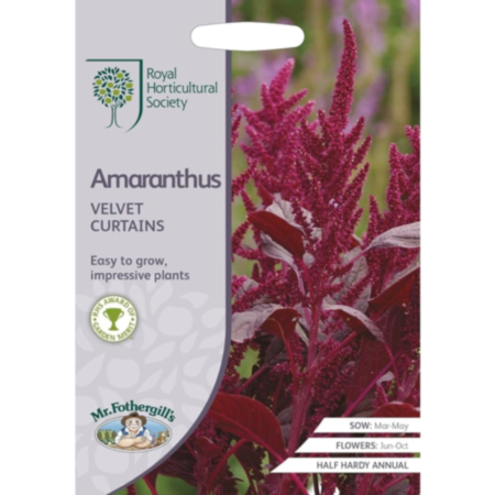 RHS Amaranthus Velvet Curtains Seeds