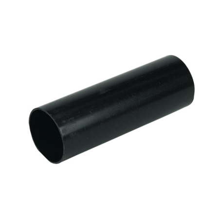 Floplast RP4 68mm Black Round Downpipe