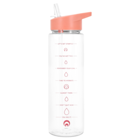RESTORE Race Tracker 700ml Straw Sipper - Coral