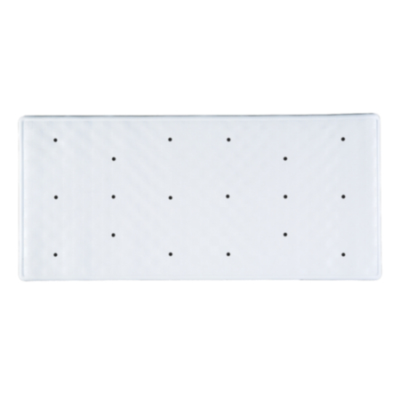 Aqualona Roman Rubber Bath Mat White