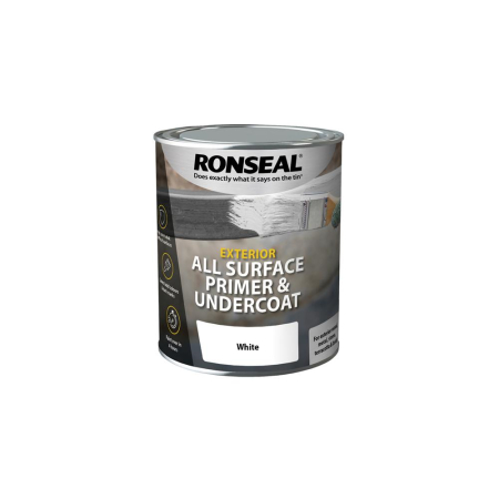 Ronseal Exterior All Surface Primer & Undercoat White 750ml