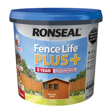 Ronseal Fencelife Plus Harvest Gold 5lt