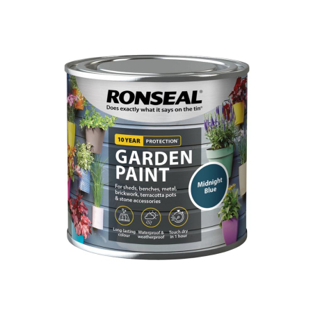 Ronseal Garden Paint Midnight Blue 250ml