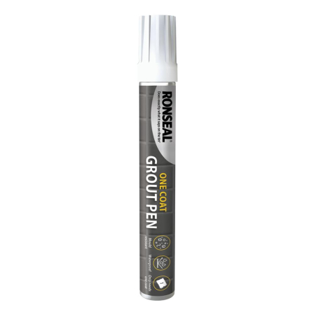 Ronseal One Coat Grout Pen White 15ml