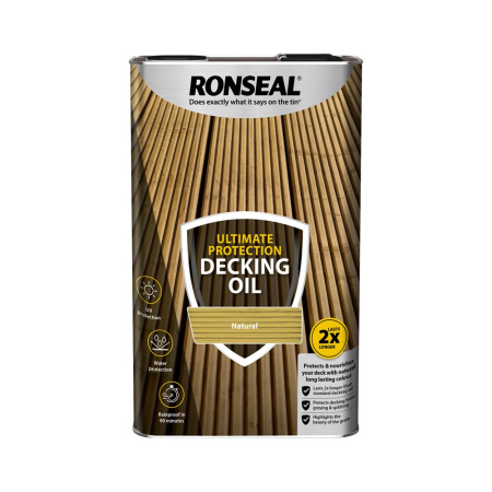 Ronseal Ultimate Decking Oil Natural 5lt