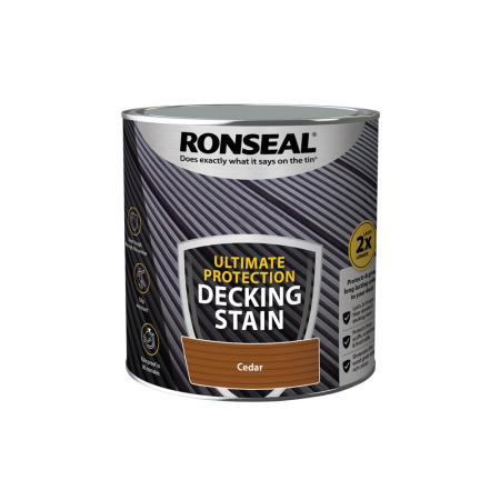 Ronseal Ultimate Protection Decking Stain Cedar 2.5L