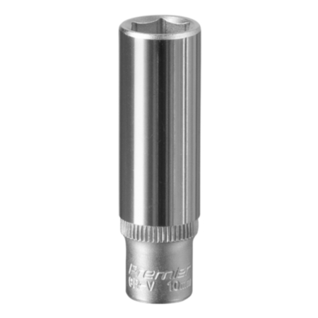 Siegen WallDrive® Socket - 10mm - Deep - 1/4”