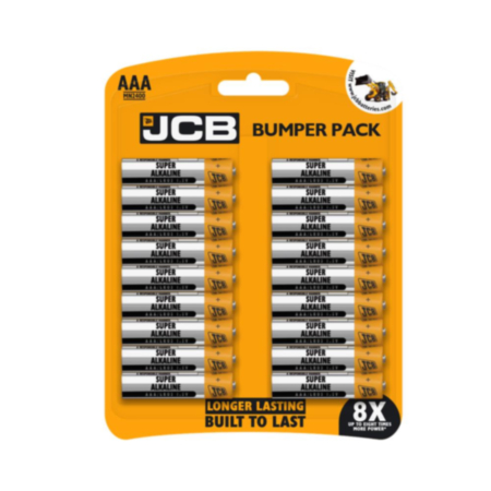S18754 JCB AAA Alkaline - Bumper Pack of 18