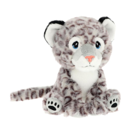 Keel Toys Keeleco Sitting Snow Leopard 14cm