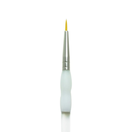 Soft Grip Gold Taklon Round Brush Size 10-0