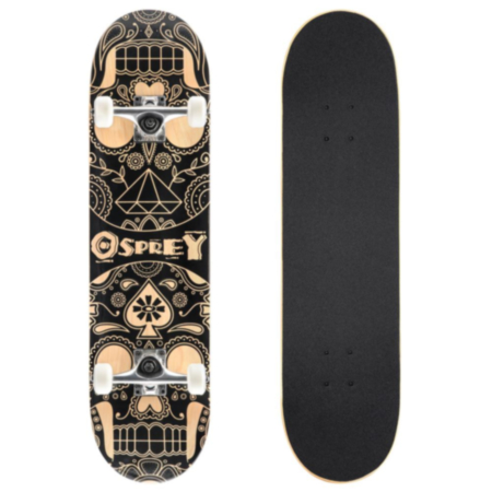 Osprey Kick Skateboard- Candy Skull