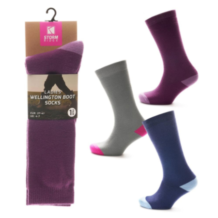 Ladies Wellington Boot Socks