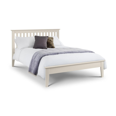Salerno Shaker Bed 135Cm Ivory