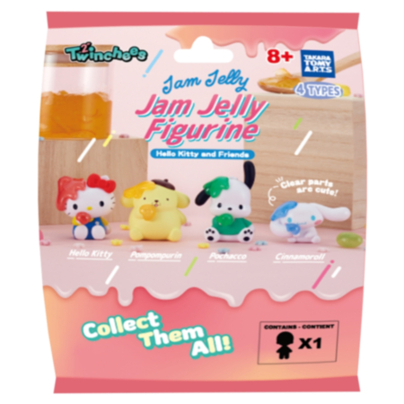 TOMY Twinchees | Hello Kitty & Friends Jam Jelly Figurine (Assorted)