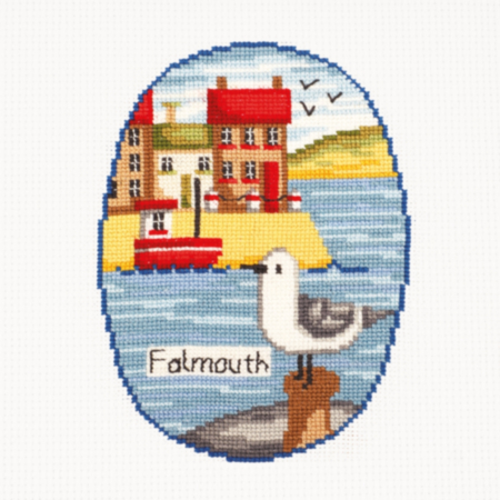 Cross Stitch Kit - Seaide Cottage Falmouth